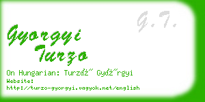 gyorgyi turzo business card